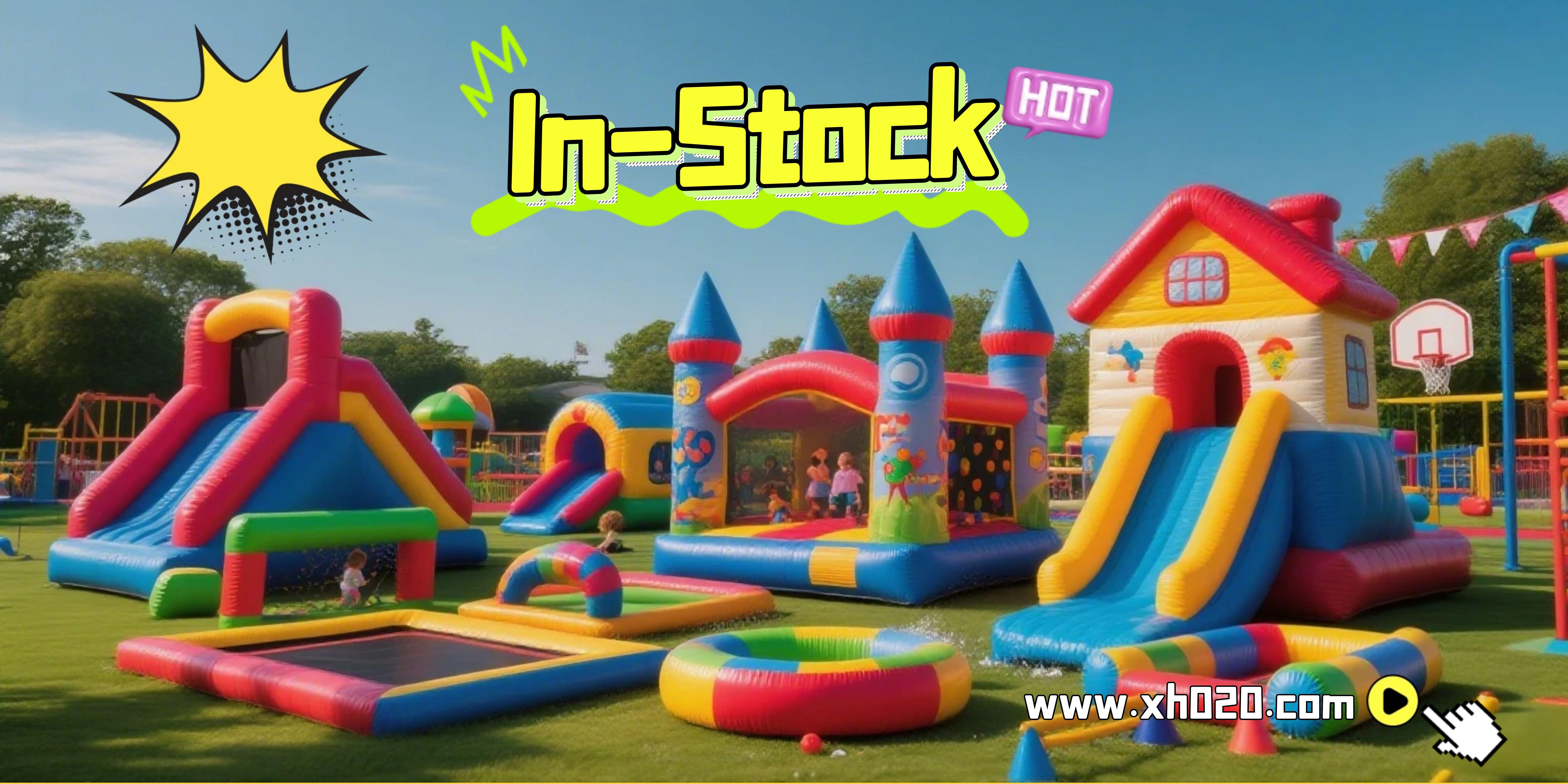 In-Stock Commercial Inflatable Castles Clearance
