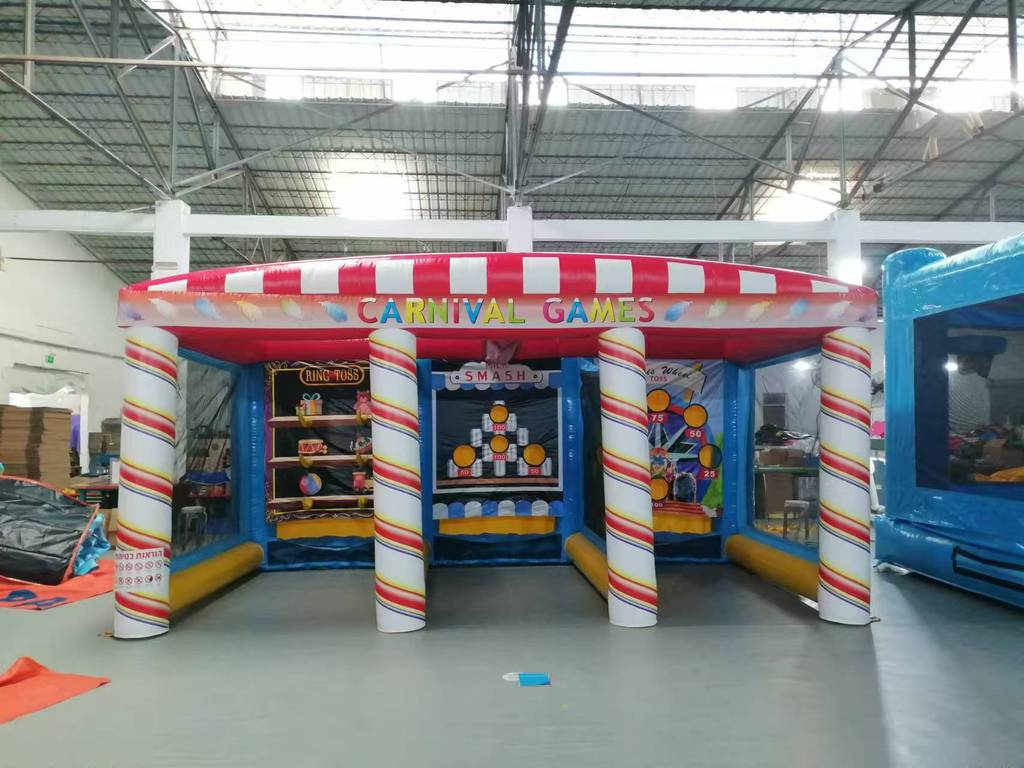 inflatable 3 in 1 carnival games