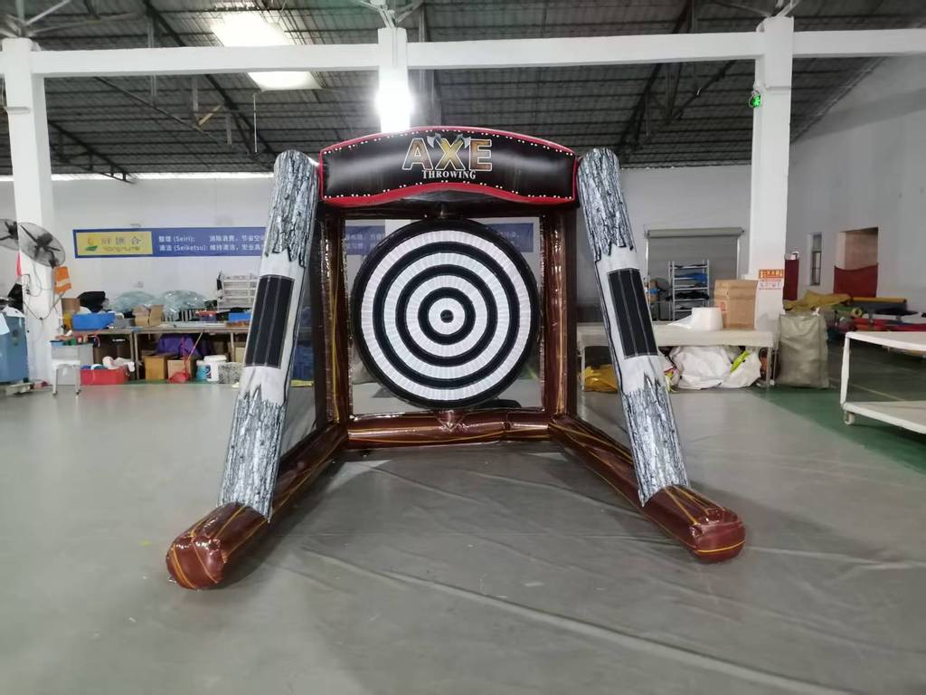 inflatable axe throw game