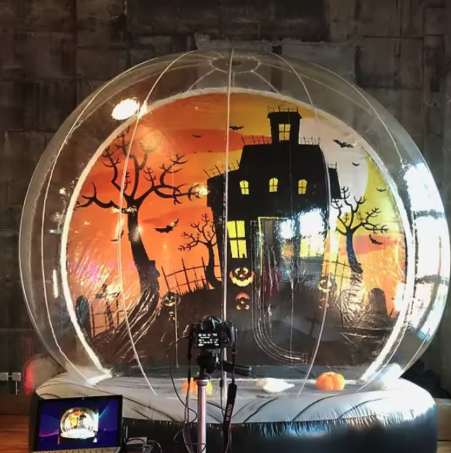 party rental snow globe