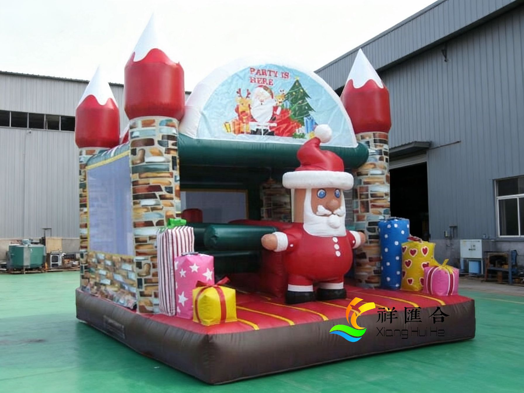 santa inflatable design