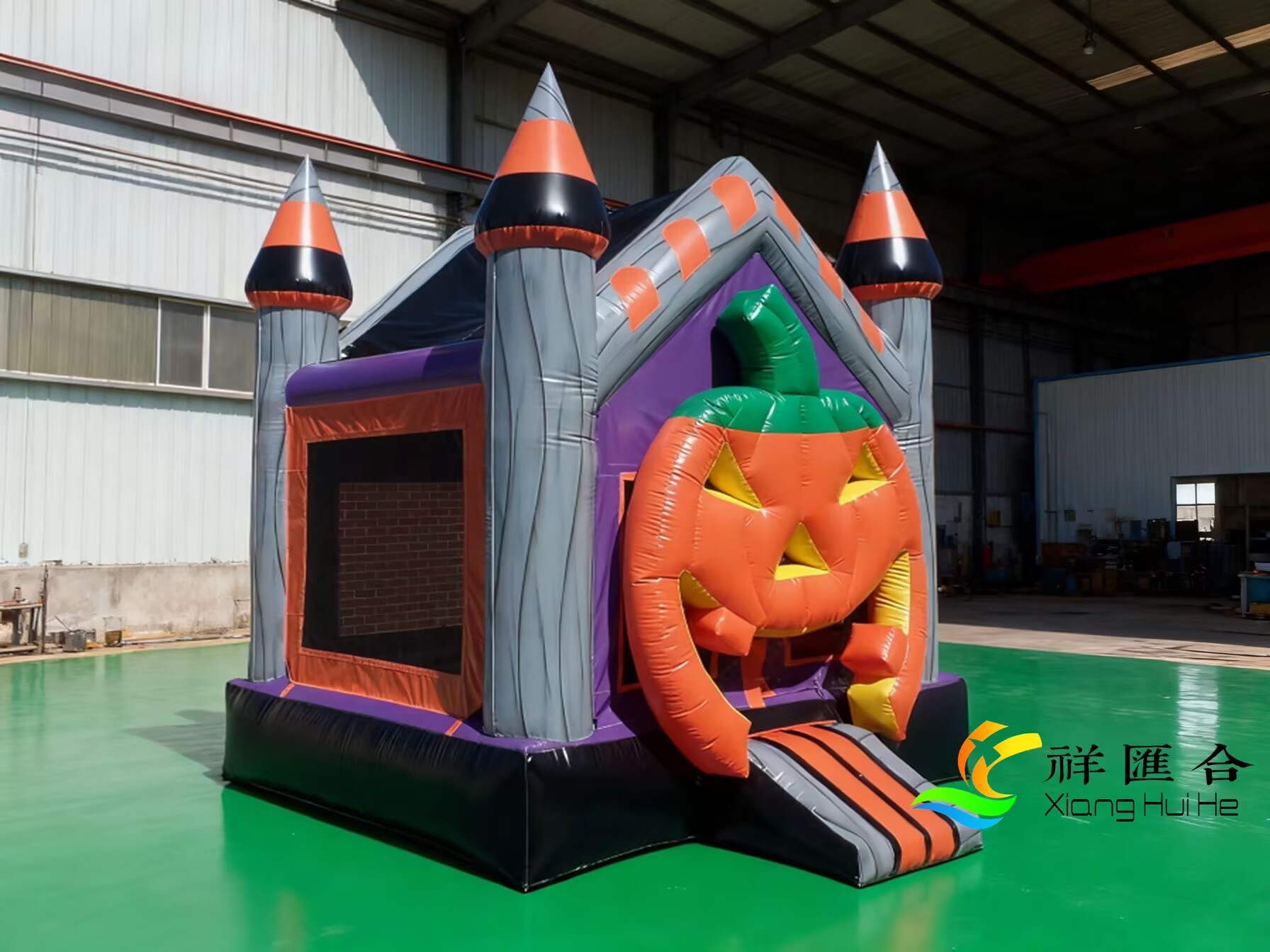pumpkin bouncy castle