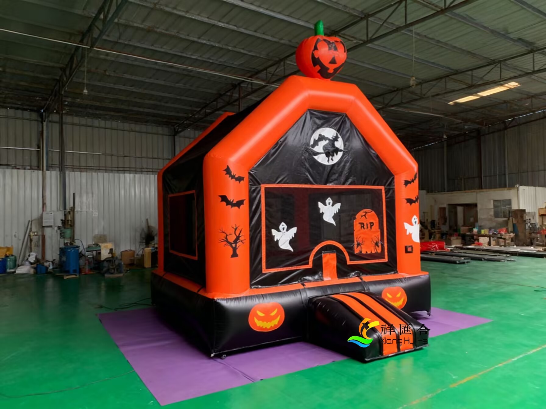 personalized haunted house inflatable