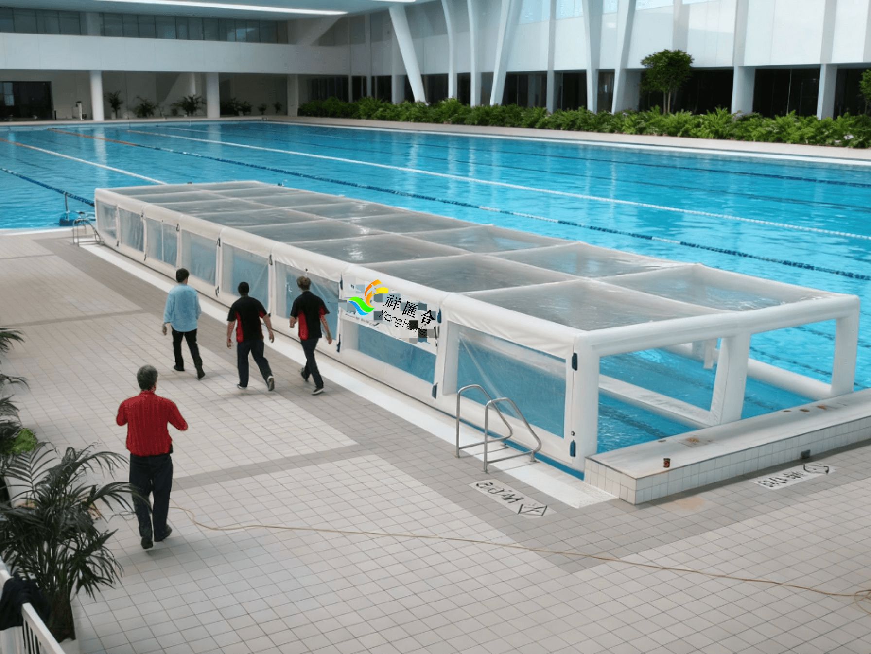 Inflatable houses for altitude simulation