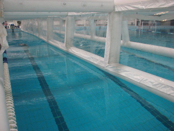swim training tent