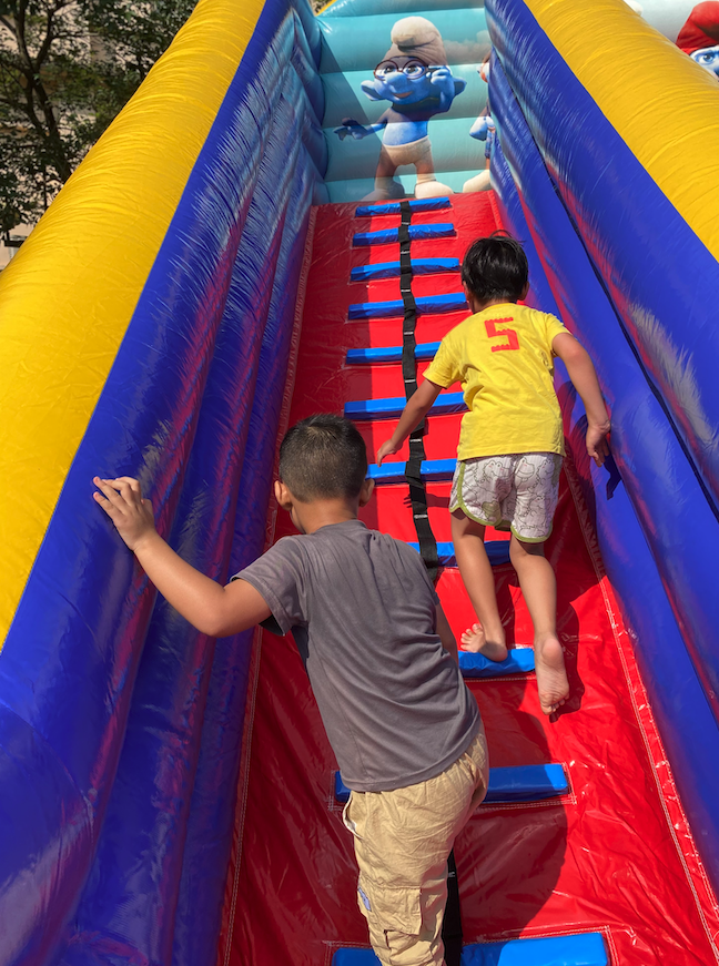 backyard water slide