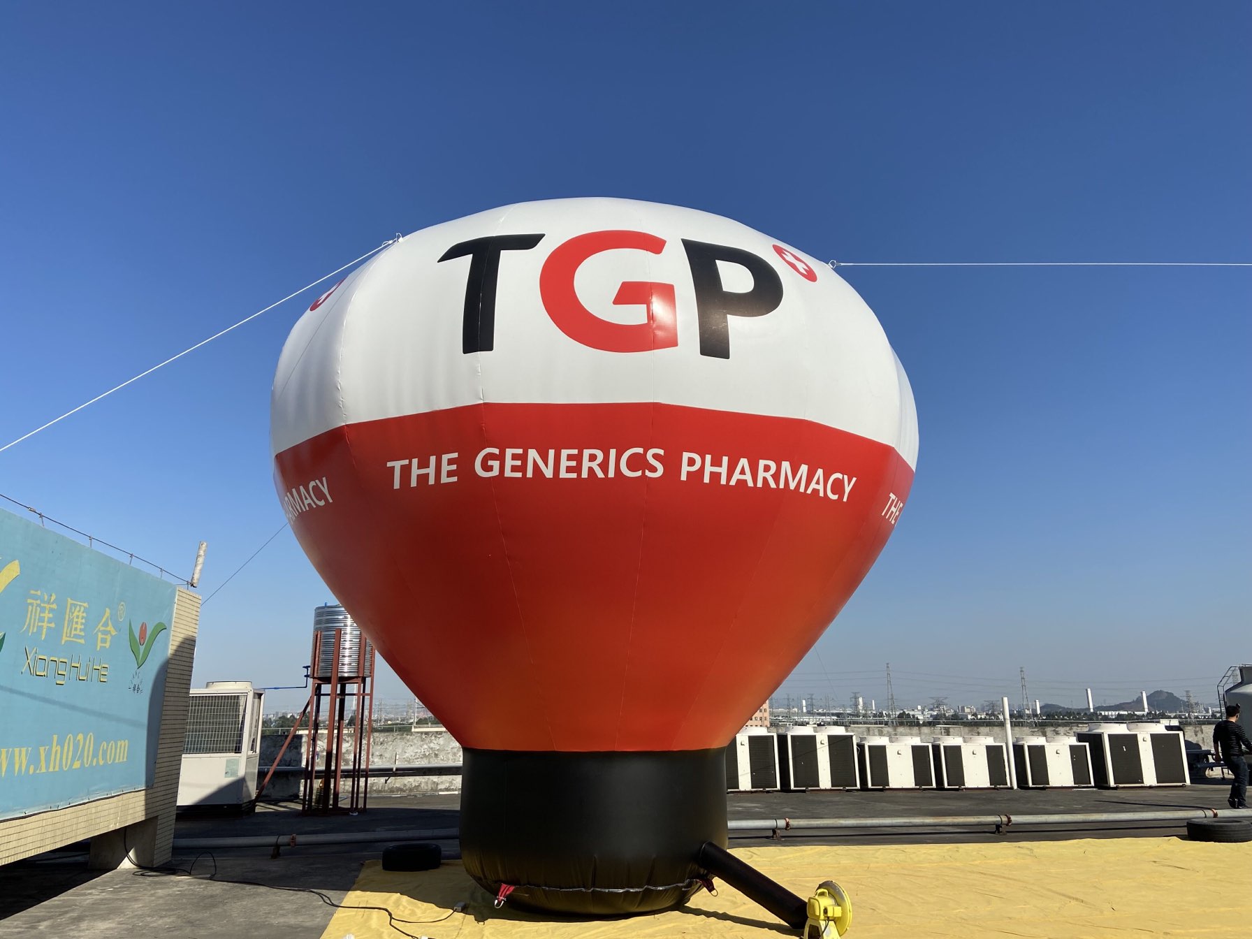 inflatable advertising hot air balloon