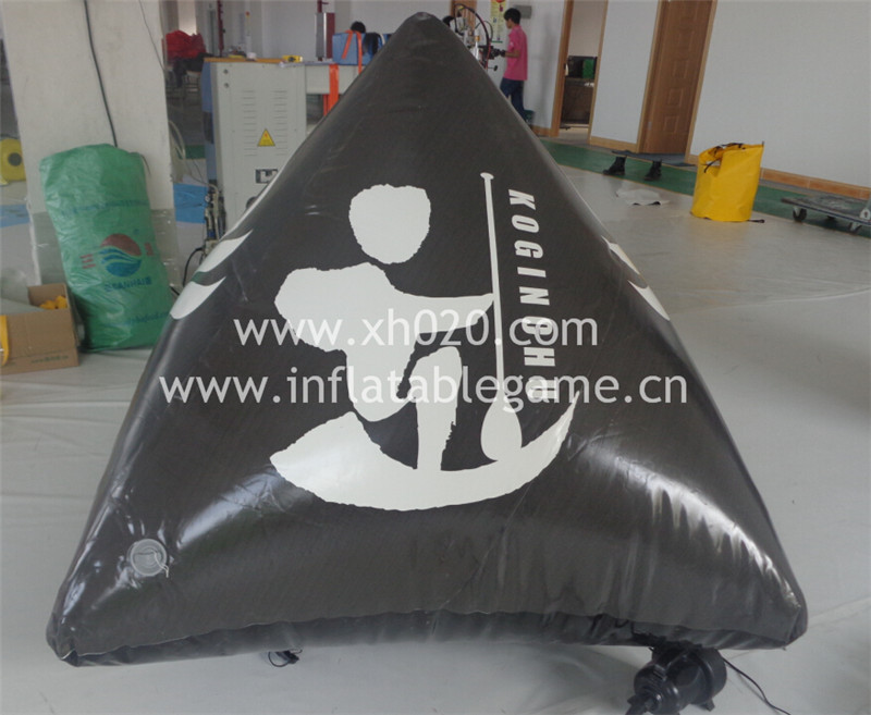 black inflatable advertising buoy