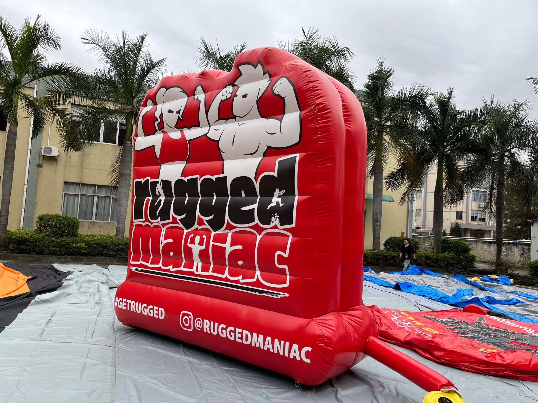 inflatable advertising display