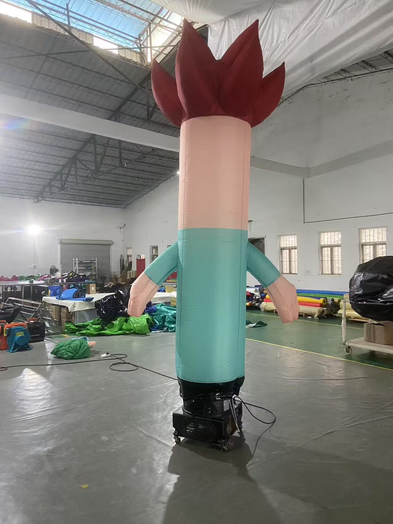 red head air dancer