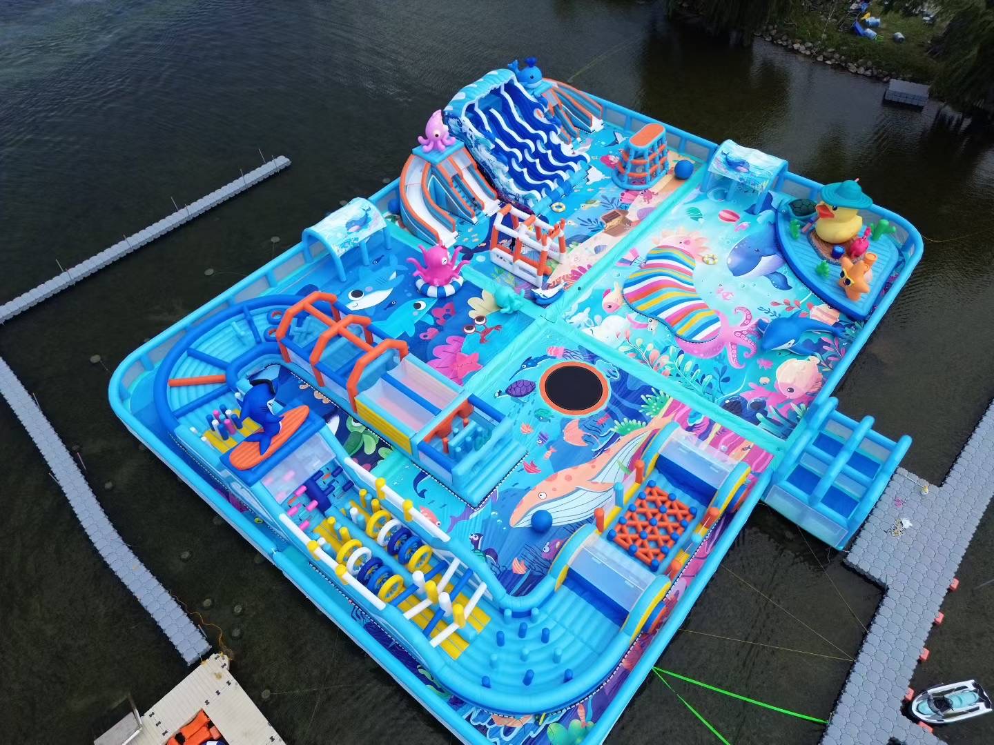 custom inflatable water park