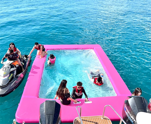 sea pool for yacht