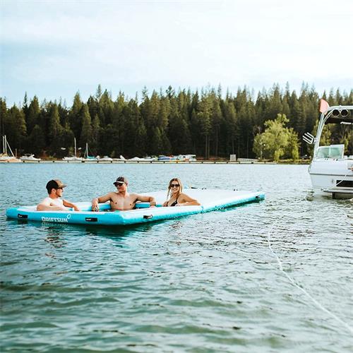 inflatable floating dock