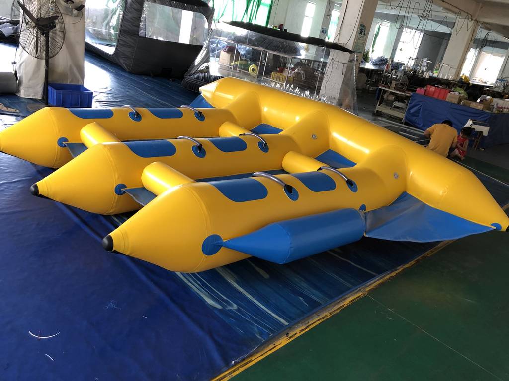 6-seat inflatable flying fish yacht toy