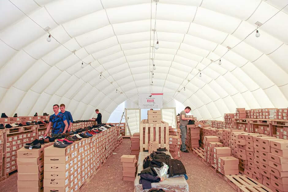 inflatable warehouse