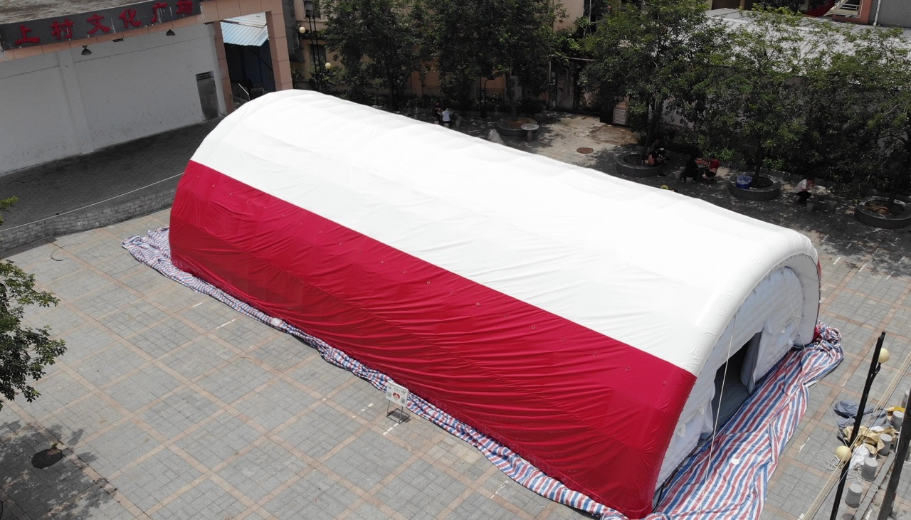 custom industrial inflatable shelter