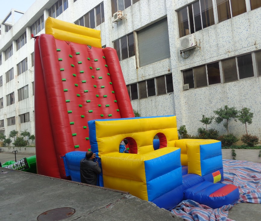Backyard inflatable play set for parties