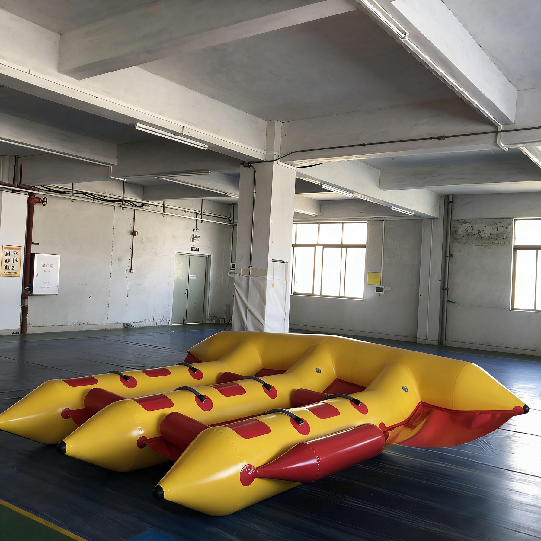 6-seat inflatable towable detail