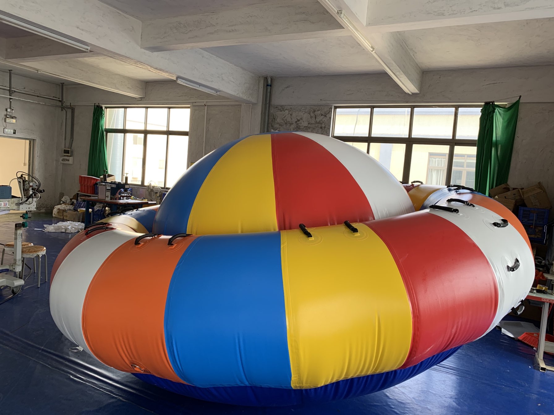 10-Person Towable Inflatable Water Disco Boat