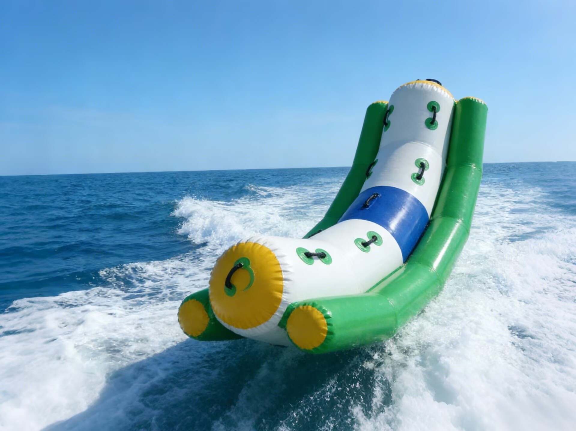 commercial grade 4-seat inflatable water seesaw