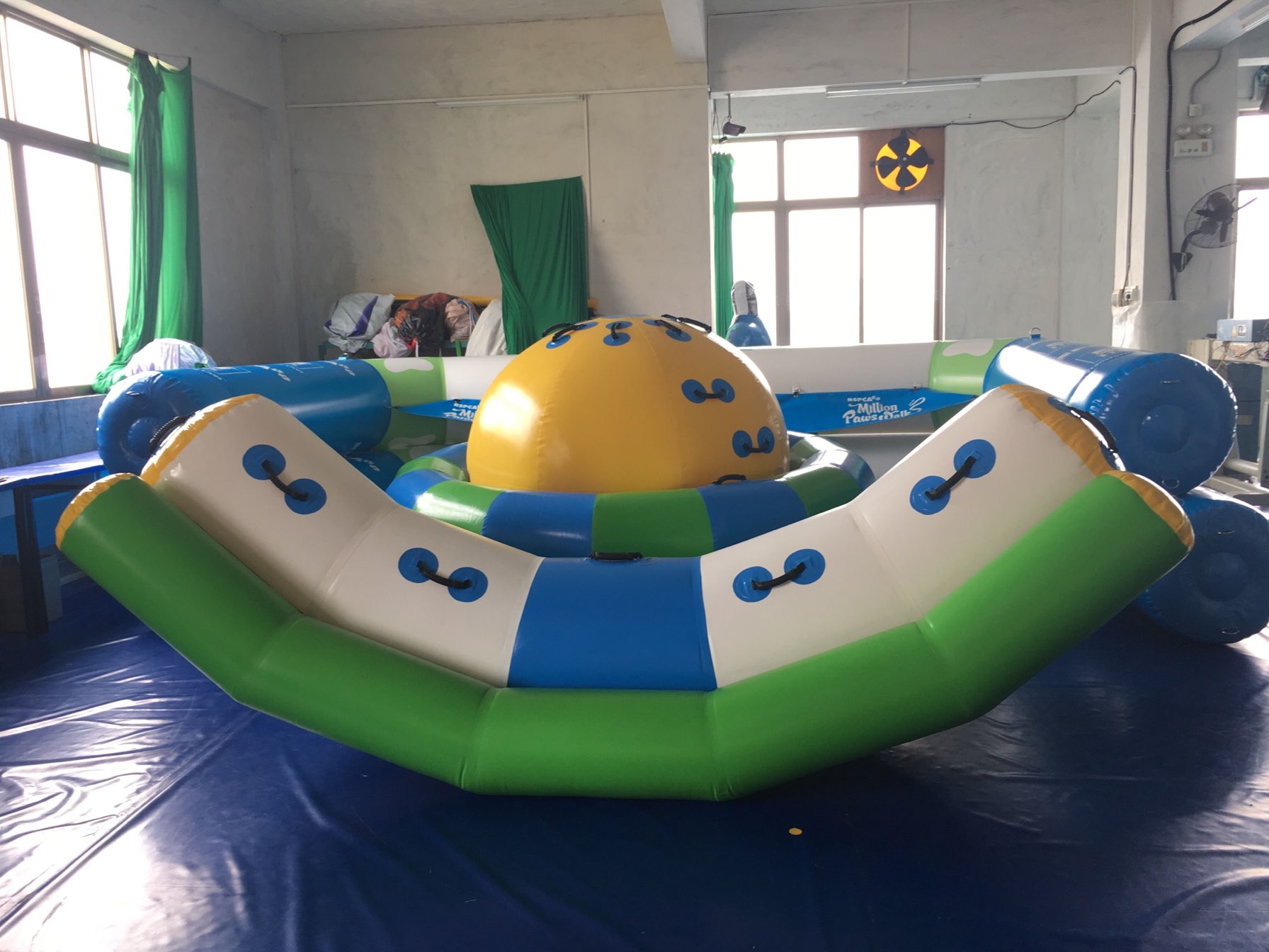 inflatable water seesaw detail
