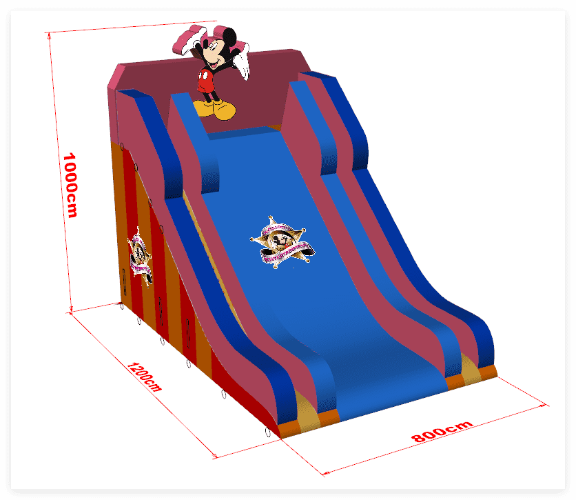 Design Dimensions for Inflatable Slide