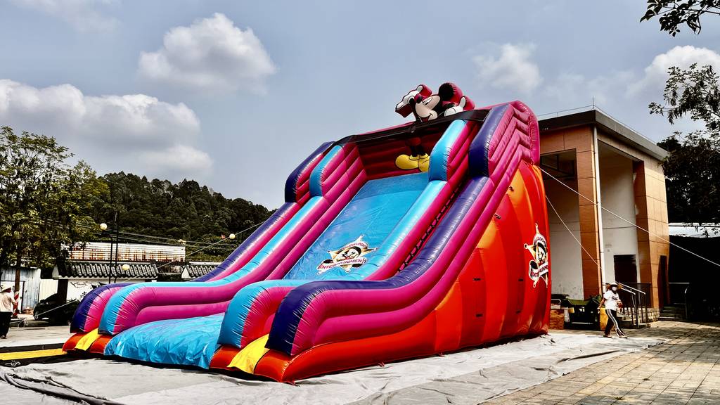 Mickey Mouse Giant 10m Commercial Inflatable Slide