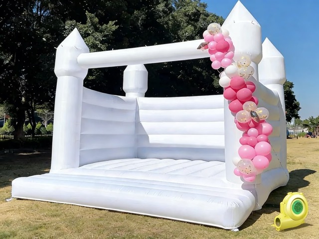 White Wedding Bounce House