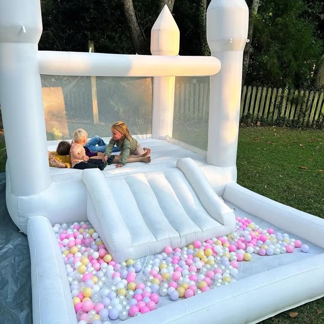 White Kids Bouncer Detail