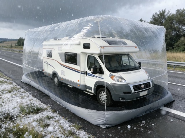 hail-resistant car cover