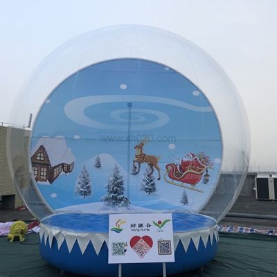 Commercial grade inflatable bubble house