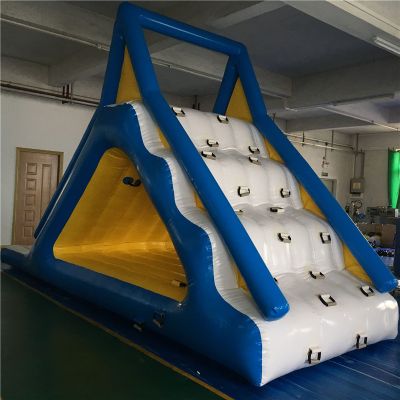 floating inflatable water slide