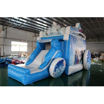 Inflatable Frozen Carriage Combo slide