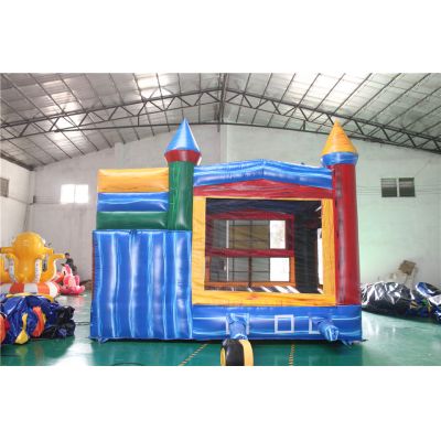 Blue Panel Castle Combo Bounce with Slide