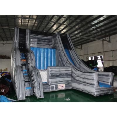 Inflatable Grey Marble Jump with Slide