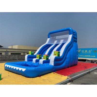 30 ft Outdoor Entertainment Equipment Inflatable Water Slide