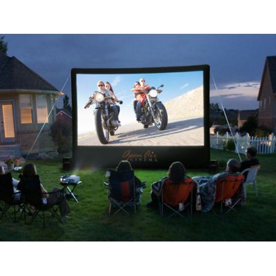 8 × 5M Continuous-Inflation Outdoor Inflatable Movie Screen