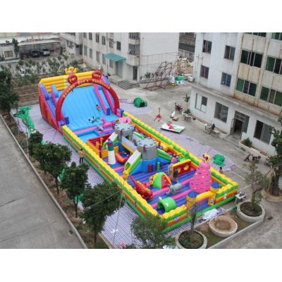 Inflatable Fun City Inflatable Children Outdoor Inflatable Amusement Park Inflatable Playground Jumping Castle