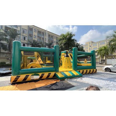 32' Large Inflatable Combo Bouncer with Slides