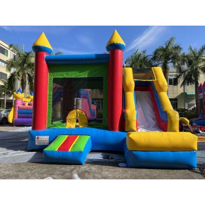 16' Outdoor Bounce House With Slide