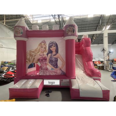 Princess Inflatable Bounce & Slide Castle for Kids