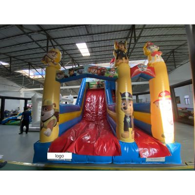 8X4X5.5M Dog-themed inflatable Inflatable Slide for Kids