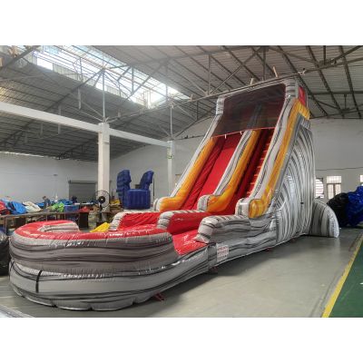 10X3.3X6M ​​Inflatable MegaFun Water Slide with Pool