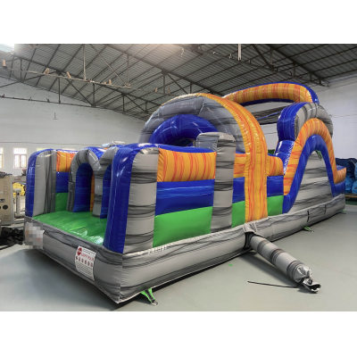 7.5X3X3.3M Inflatable Adventure Obstacle Course