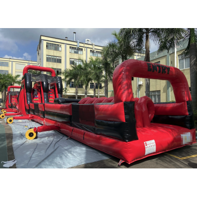 40X3.3X5.7M Inflatable Giant Tornado Obstacle Course