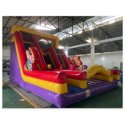 7.2X6X4.8M Inflatable Bounce House with Slide & Climbing