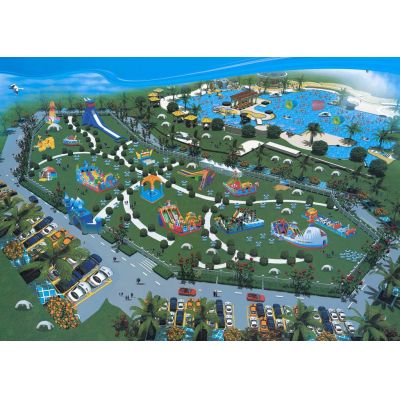 Custom Inflatable Aqua Park Systems FU-13