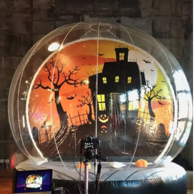 Scary Inflatable Snow Globe