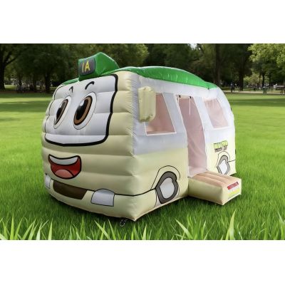 4.3m Cartoon Bus Inflatable Bouncy Castle