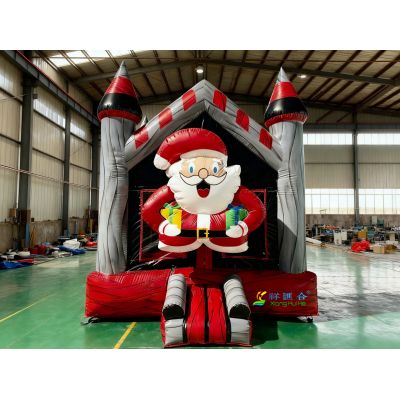 13Ft Inflatable Santa House Jumper